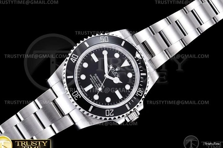 0215 ROLSUB0281 – Submariner 114060 904L SS SS Blk V10 Noob SA WaterResistant 1036